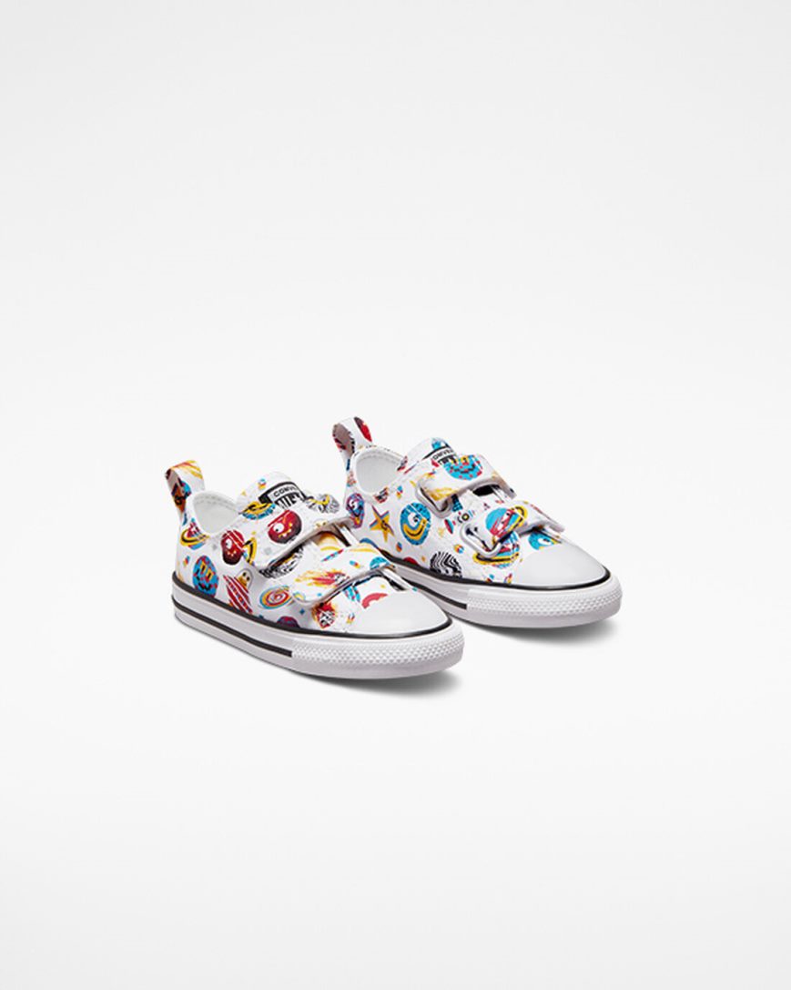 Tenis Converse Chuck Taylor All Star Easy-On Space Cruiser Cano Baixo Menina Branco Vermelhas | PT W00P71T